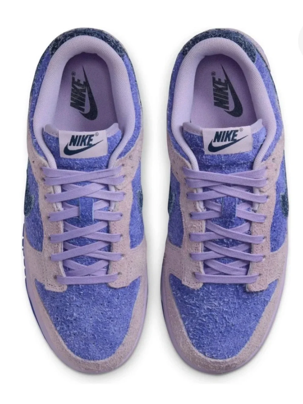 NWT!! Nike Low-Top Sneakers in Lavender and Dark Purple Swoosh